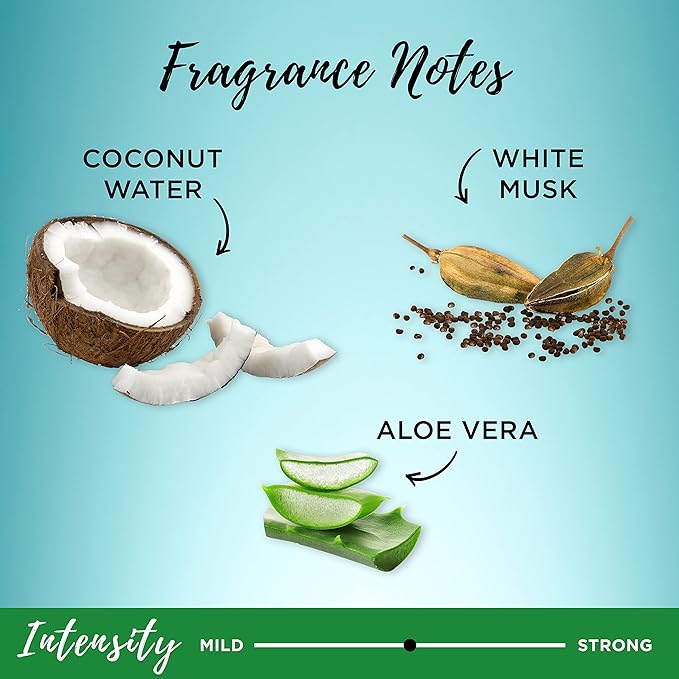 Garnier Whole Blends Coconut Water & Aloe Vera Refreshing Conditioner for Normal Hair, 26.6 Fl Oz, 1 Count (Packaging May Vary) (Pack of 2)