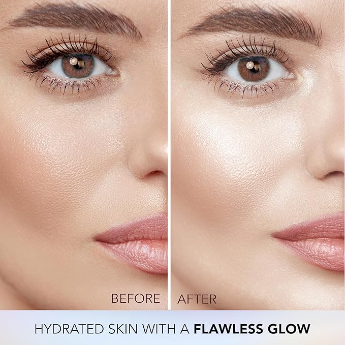 Strobe Cream - Silver | with Shea Butter & Hyaluronic Acid | Hydrating & Illuminating Makeup | for Radiant Dewy Skin | 1.01 Fl Oz (30ml)