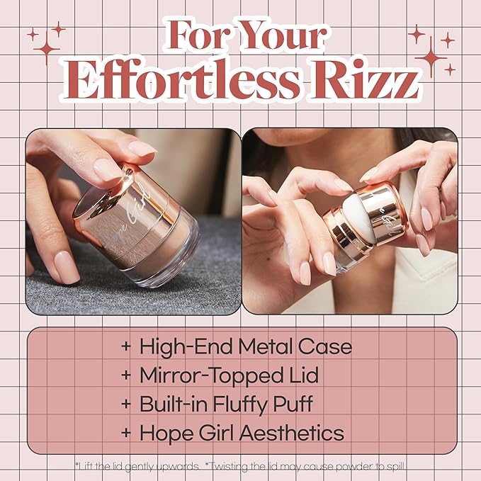 Hope Girl 3D Powder Blusher 0.17oz | Skin-Loving Korean Mini Blush for Cheeks and Eye Makeup w/Allantoin | K Beauty Cool Toned Vibrant Sunkissed Fine Powder Makeup Blush Cosmetics (#07 Dry Rose)