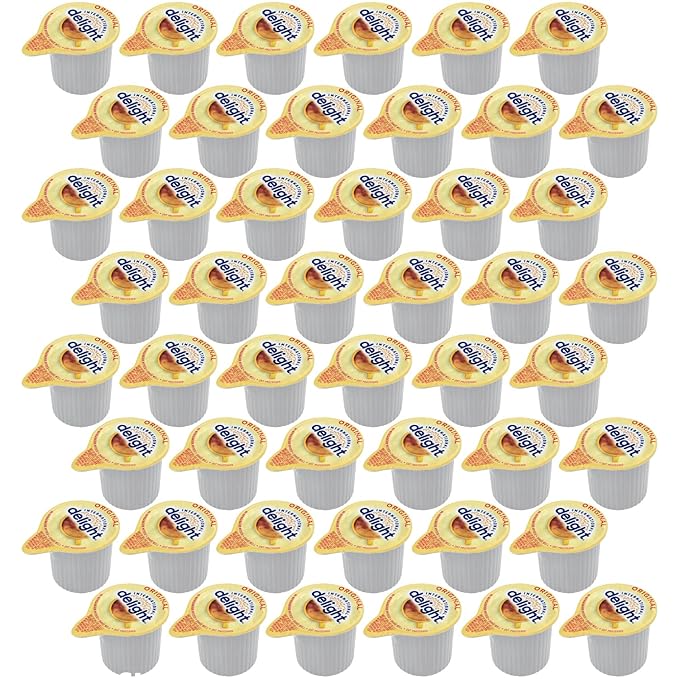 Original Coffee Creamer Singles, 48 Pack of individual coffee creamers, Non Dairy Creamer Cups for Easy Portion Control and Fresh Flavor, Single Serve Coffee Cream for Hotels and Everyday Use