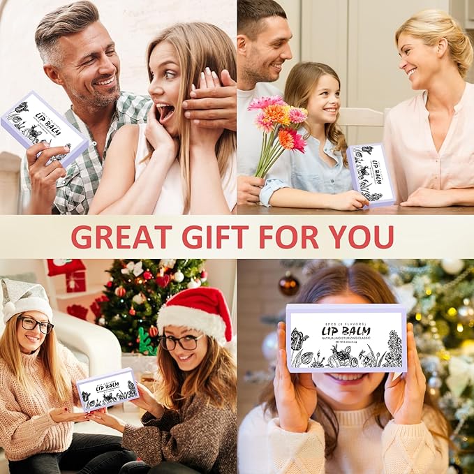 24 Pack Lip Balm, Natural Lip