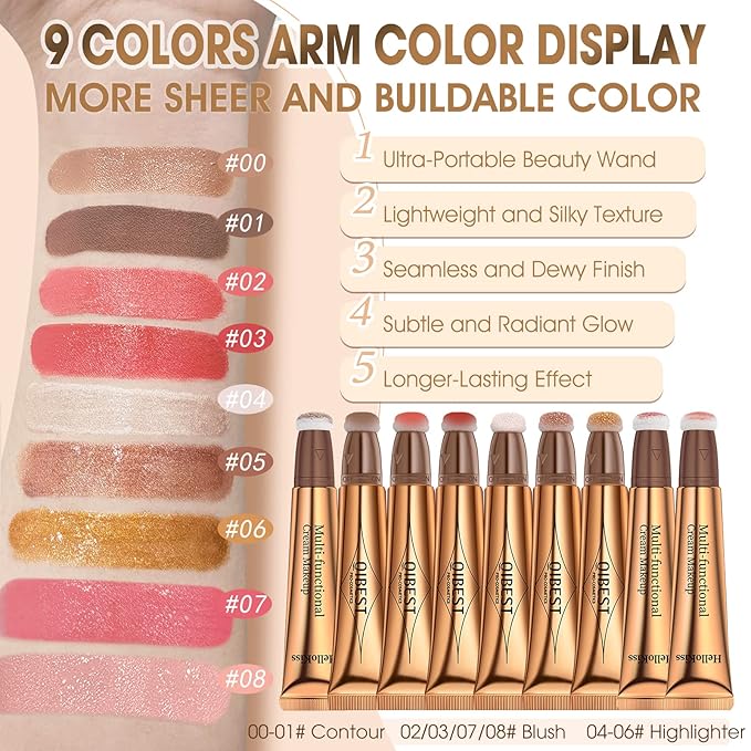 Liquid Highlighter Beauty Wand, Cream Liquid Highlighter Stick