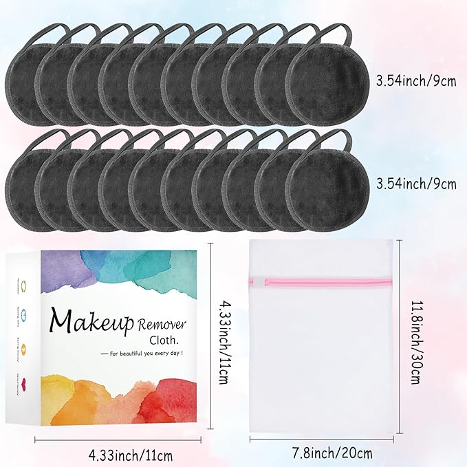 20 packs reusable makeup remover