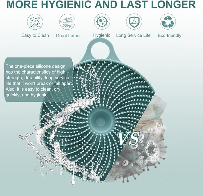 Innerneed 2-in-1 silicone body scrubber