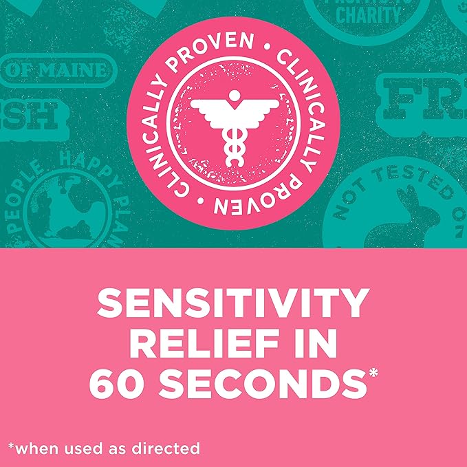 Tom's of Maine Sensitive + Whitening Fluoride Free Toothpaste,Soothing Mint 4.0 oz 3-Pack