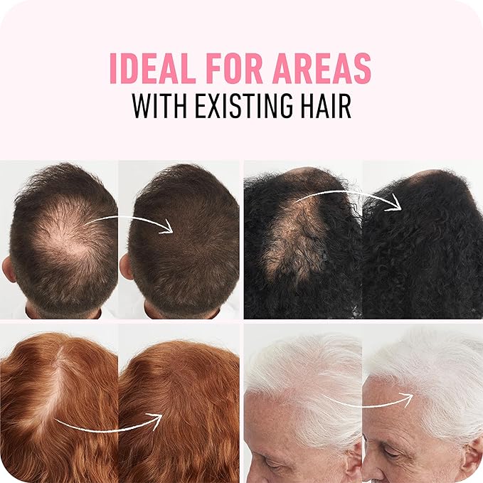 BOLDIFY Hair Fibers (12g) - Fill In Thinning and Fine Hair for an Instantly Fuller, Thicker Look - 14 Shades for Women & Men - Black