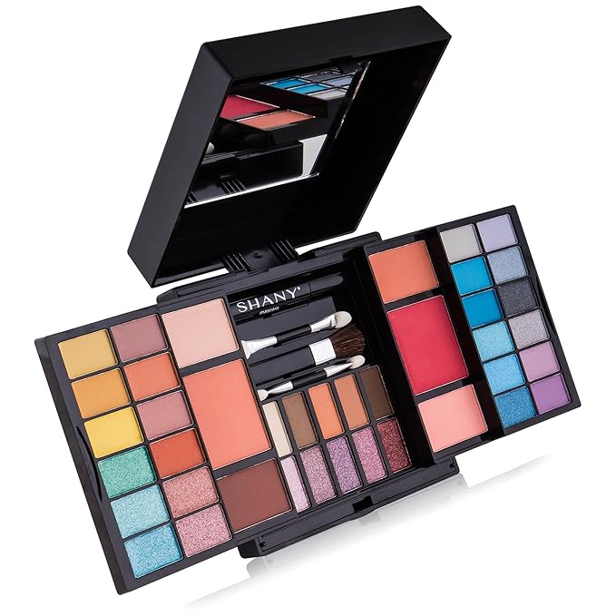 SHANY Timeless Beauty Makeup Kit - 36 Eye Shadow colors, 6 Blushes, Mini Mascara, and Applicators