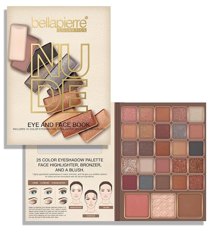 Bellapierre Nude Face & Eye Book Palette |