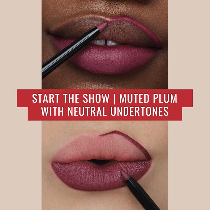 Runway Rogue Designer Liner Lip Pencil, Matte Muted-Plum Lip