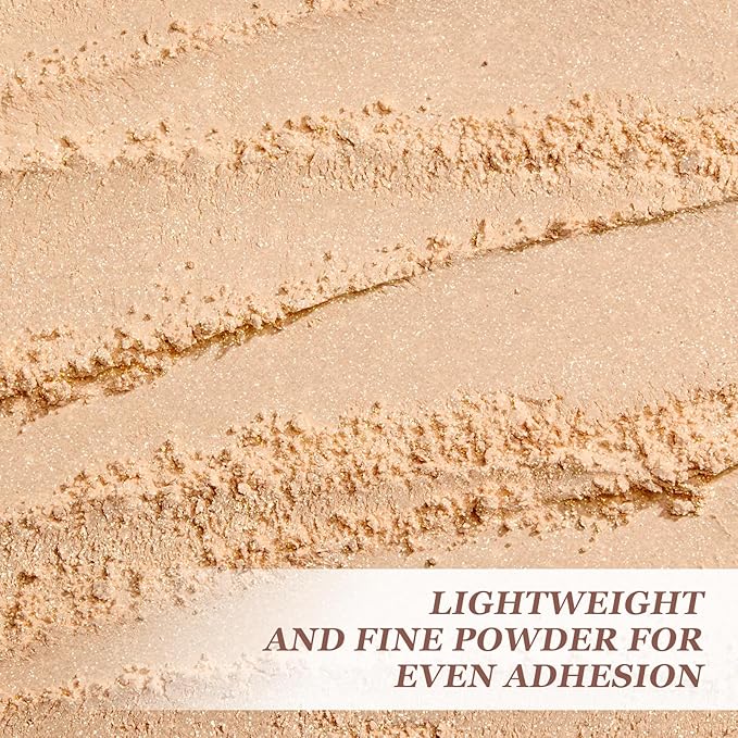 Boobeen Setting Powder, Lightweight Oil Control Loose Setting Powder, Full Coverage Finishing Powder For a Matte Flawless Look, Pressed Face Powder Makeup to Reduce Shine, Long Lasting