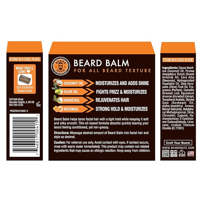 Beard Guyz Beard Balm - Style Your Beard (3oz)