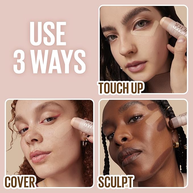 Maybelline Lifter Stix Multi-Use Face Stick - Contour, Bronzer, Concealer and Foundation Stick, All-In-One Creamy Face Makeup with Cranberry Seed Oil, 30, 1 Count