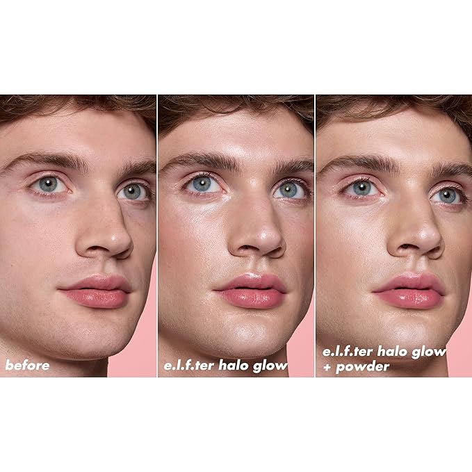 e.l.f. Halo Glow Powder Filter, Ultra-fine Finishing Powder, Smooths The Look of Pores & Fine Lines, Creates A Soft-Focus Glow, Vegan & Cruelty-Free, Fair Warm