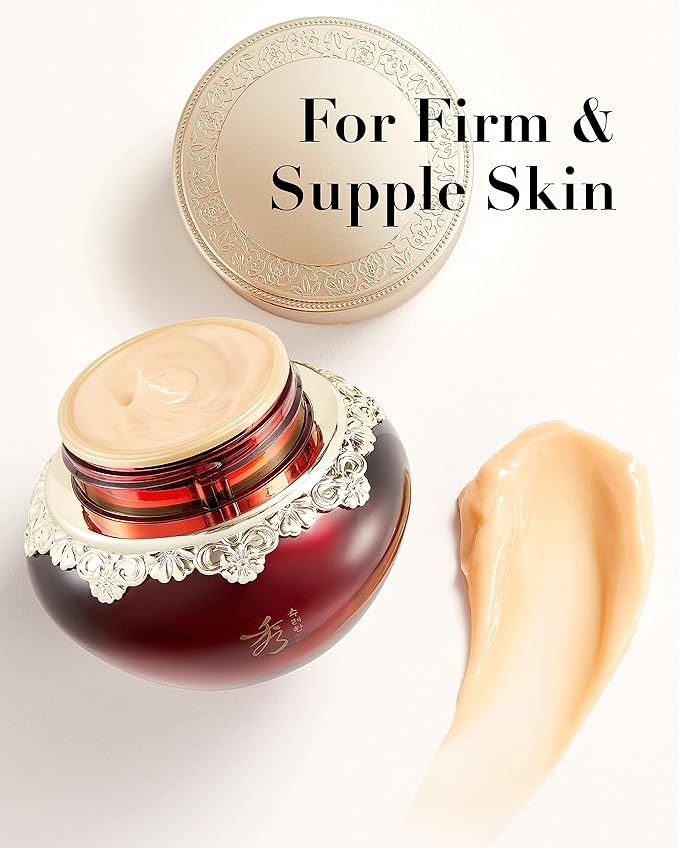 Sooryehan Hyobidam Face Moisturizer for Women. Korean Skin Care (Cream, 1.7fl oz) - Korean Facial Care. Wrinkle Cream for Women, Night Cream for Face with Wild Ginseng & Snow Fungus.