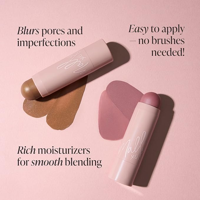 Mally Beauty Shimmer, Shape & Glow Plus Face Defining Stick, Hint Of Mauve