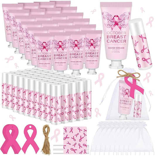 50 Set Breast Cancer Awareness Gifts Tag