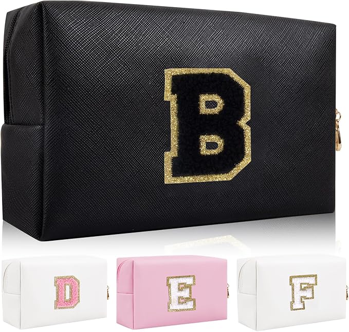 Personalized initial letter patch makeup