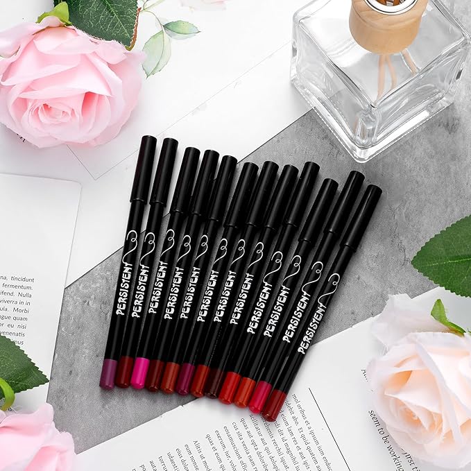 84 Pcs Bulk Lip Liner Pencil Set Long Long