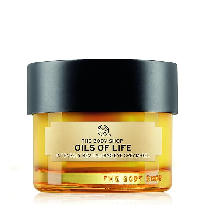 The Body Shop Oils of Life Intensely Revitalising Eye Cream Gel, 0.69 oz.