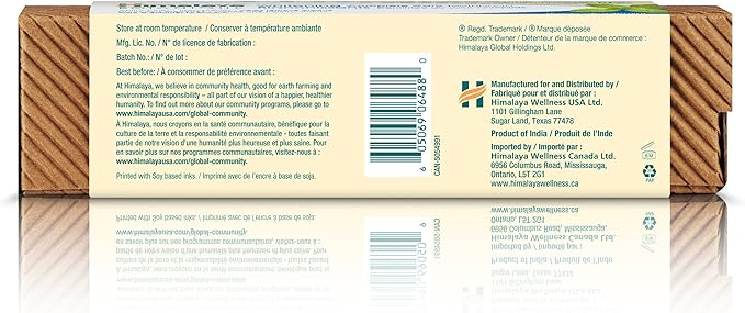 Himalaya Botanique Complete Care Whitening Toothpaste, Simply Peppermint, for a Clean Mouth, Whiter Teeth and Fresh Breath, 5.29 oz