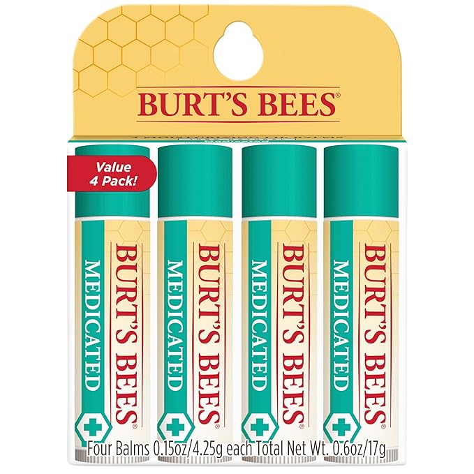 Burt's Bees Medicated Lip Balm, With