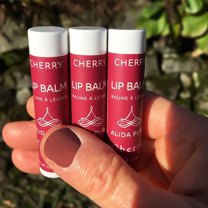 Cherry Lip Balm Collection, Vegan Lip Lips,