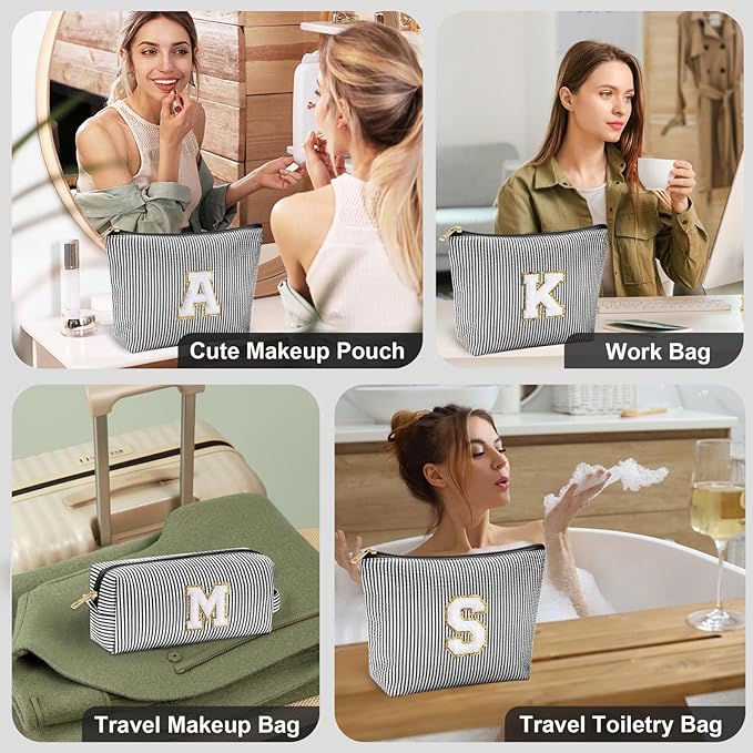 Yoolife initial cute makeup bag