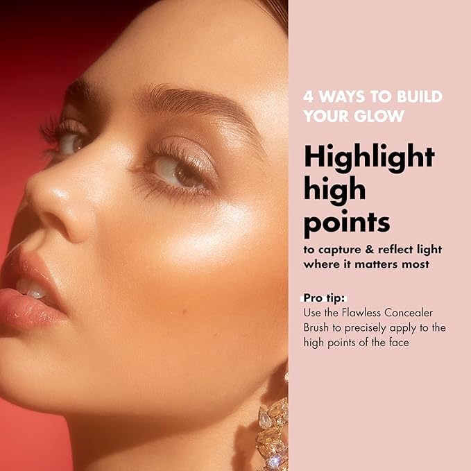 e.l.f. Halo Glow Liquid Filter, Complexion Booster For 8 Rich