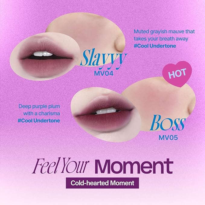 Lip&Cheek Blurry Pudding Pot | Cold-hearted Moment - Chill'n | Makeup Blush, Buildable Lightweight, Multi-Use Soft Matte Finish | 5g