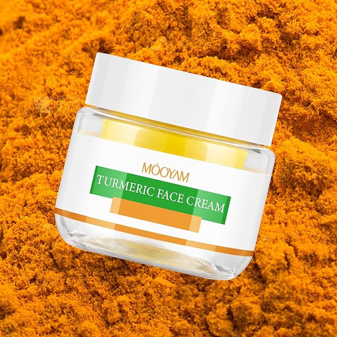 Moisturing Face Cream Skincare for Women,Day Night Turmeric Facial Cream for Face,Hydration Face Cream for All Skin Types (1.7 Oz)