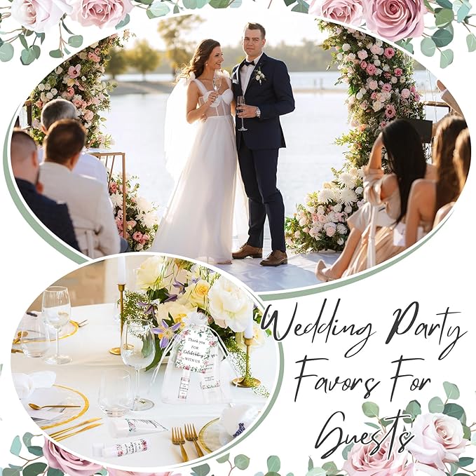 12 Sets Thank You Gifts Mini Sunscreen and Sunscreen Lip Balms Travel Size Thank You Gifts for Weddings Baby Shower Favors Supplies(Wedding)