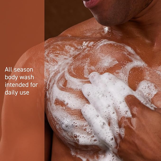 Cremo Rich-Lathering Golden Amber Body Wash for Men, Notes of Red Currant, Pineapple, Ambergris and Moss, 16 Fl Oz