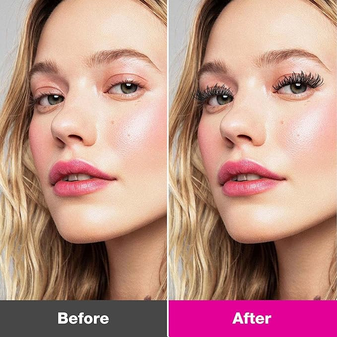 VEYESBEAUTY Lash Clusters Eyelash Extensions Thin & Invisible Band DIY Individual False Eyelashes Newbie's Five-Second Series Wispy Lash Tray for Self-application, Sylph Lashes 8-18mm Mixed Length