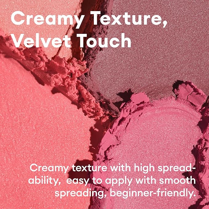 ITY Mood Blush, Blush for Cheeks Makeup,Moisturizing Creamy Blush Dual Funtions, Highly Spreadable, 0.18 oz (5.2g) in Turned On