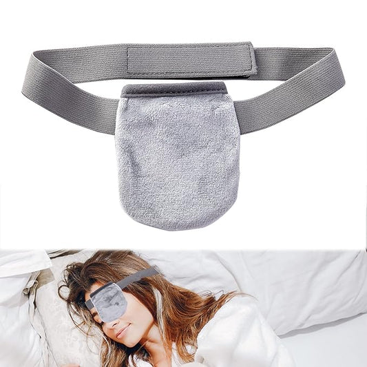 Single Moist Heat Eye Compress Pad, Microwavable, Eye Mask for Dry Eye, Good for Pink Eye, Blepharitis and Stye Eye, Reusable Gel Eye Mask with Storage Pouch