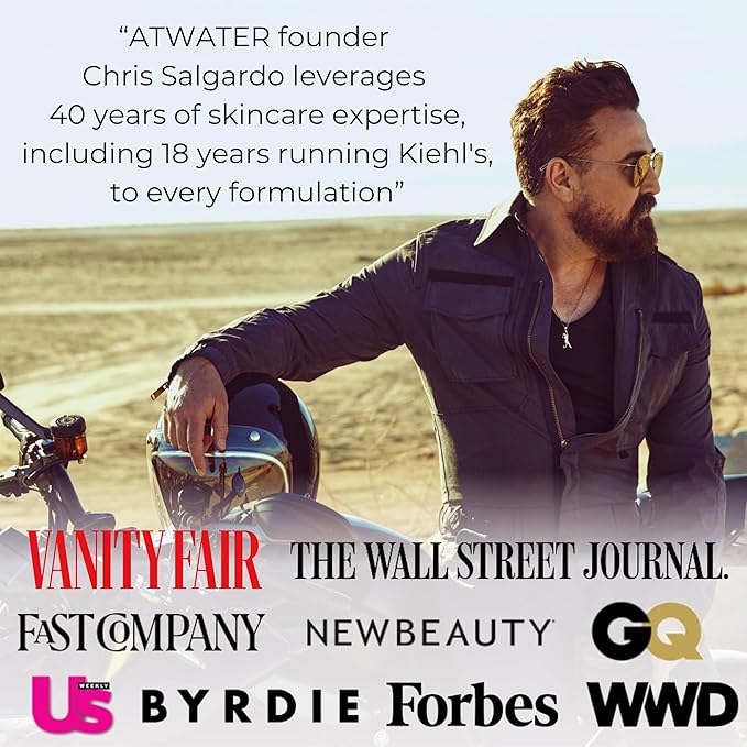 ATWATER Skin Armor Men's Face Moisturizer with Niacinamide and Licorice Root, for all Skin Types - Oily, Dry, Combination - Anti Aging Moisturizer Face Cream for Men - 3.4 oz