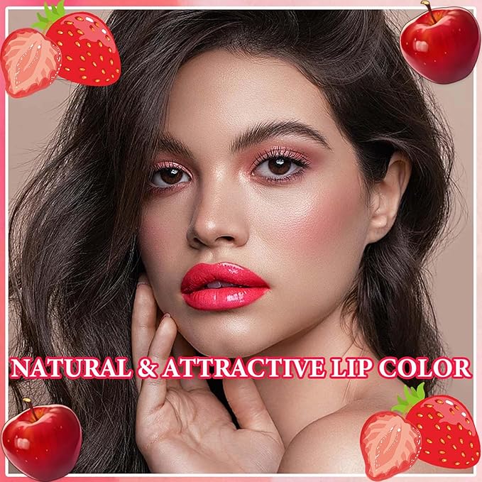 2 Colors Lip Tint Stain Set,Moisturizing Velvet Lip Set,Moisturizing