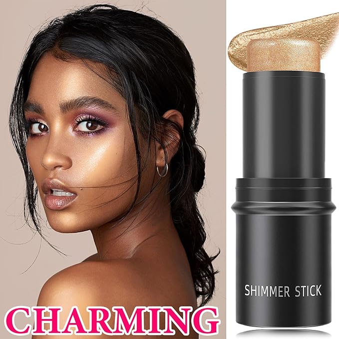 Cream Contour Stick,Shimmer Stick Long Lasting Non-greasy Cream Women(03#)