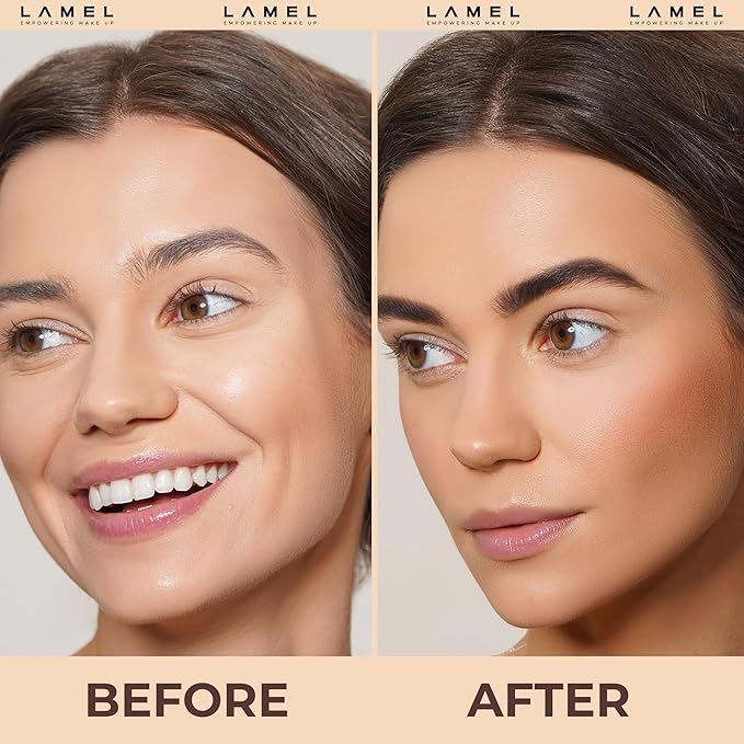 LAMEL Sunkissed Matte Bronzer Face Powder - Non-Shimmer, 0.35oz