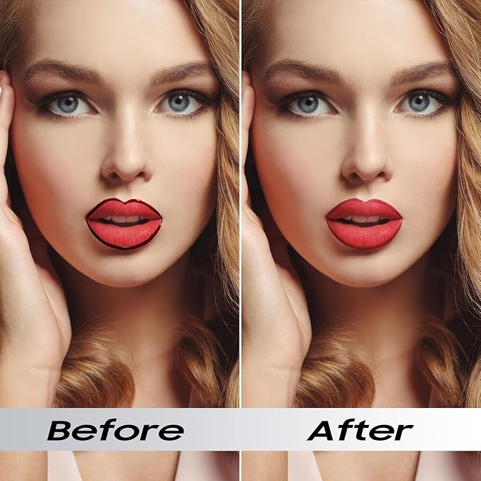 Lip Stain Peel Off - Lip Liner Waterproof, Lip Liner Stain Transfer Proof & Plumping, Moisturizing Non-Stick Cup Matte Finish Stay On All Day, Mauve Color