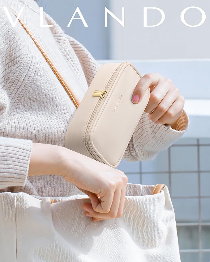 Vlando travel makeup bag,small travel