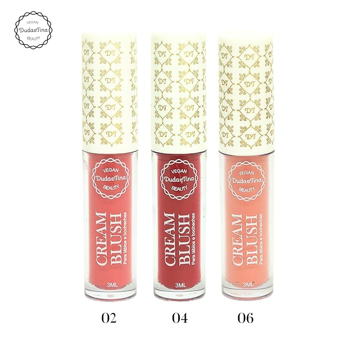 Duda e Tina 3 in 1 Cream Blush, - Peach) 3ml