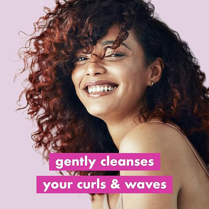 Love Beauty and Planet Shampoo Milk Moisture and Bounce for Waves and Curls Rice Oil and Angelica Essence 100 percent Biodegradable Shampoo 13.5 oz