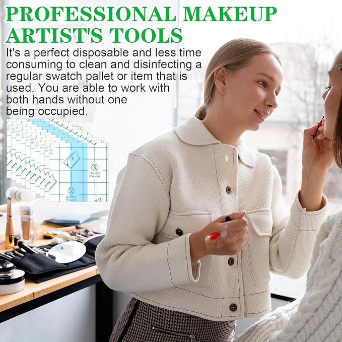 100 Pieces Makeup Hand Palette Single Use Makeup