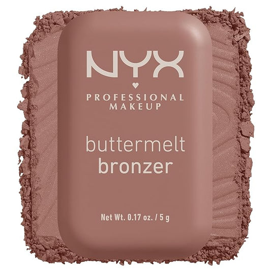 NYX PROFESSIONAL MAKEUP Matte Buttermelt Bronzer, Longwear Face Butta'd Up
