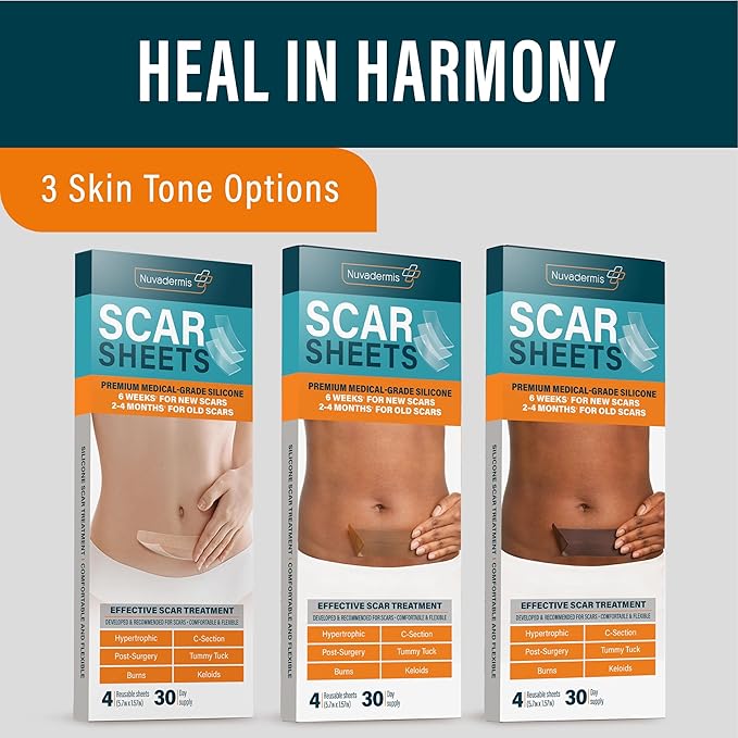 NUVADERMIS Silicone Scar Sheets ? Extra