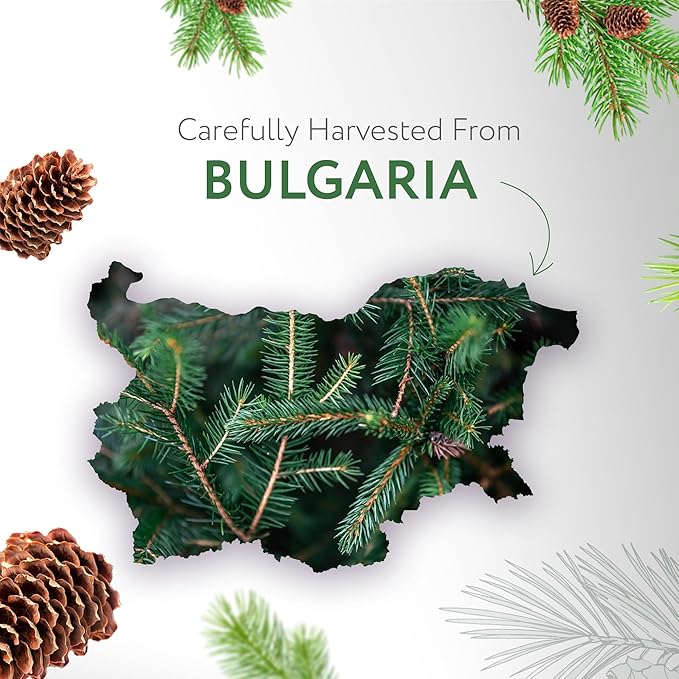 HBNO Fir Needle Essential Oil - Huge 4 oz (120ml) Value Size - Natural Fir Needle Oil - Perfect for Cleaning, Aromatherapy, DIY, Soap and Diffuser