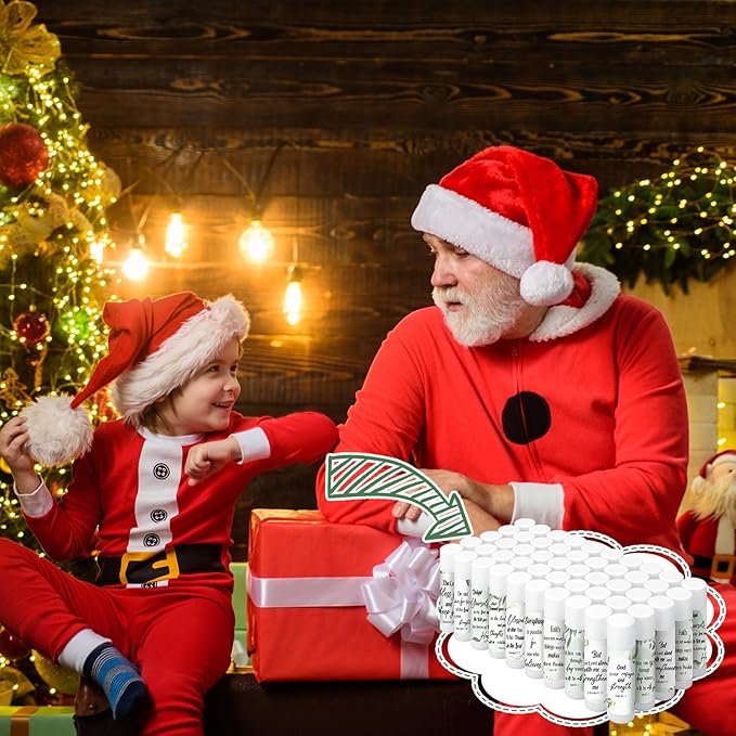 50 Pcs Bible Verse Lip Balm God