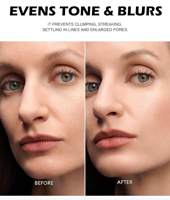 Soft Focus Deep Liquid Concealer Foundation, Hydrating High Coverage Liquid Foundation, Waterproof Long Lasting 24h Full Coverage Matte Finish, Lightweight Liquid Concealer for Women, 08