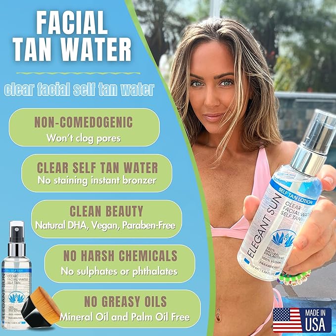 Face Tanner Spray & Kabuki